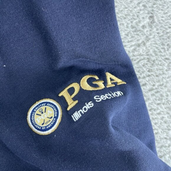 Cutter & Buck Mens Navy V-Neck Pullover Sweatshirt PGA Illinois Section 5823 - Picture 4 of 8